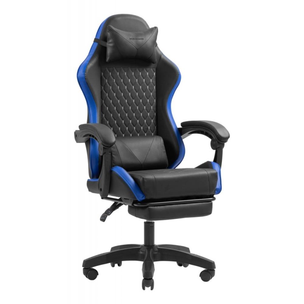 Mars Gaming - MGC-X Silla para videojuegos de PC Asiento acolchado Negro, Azul