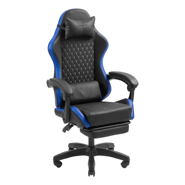Mars Gaming - MGC-X Silla para videojuegos de PC Asiento acolchado Negro, Azul