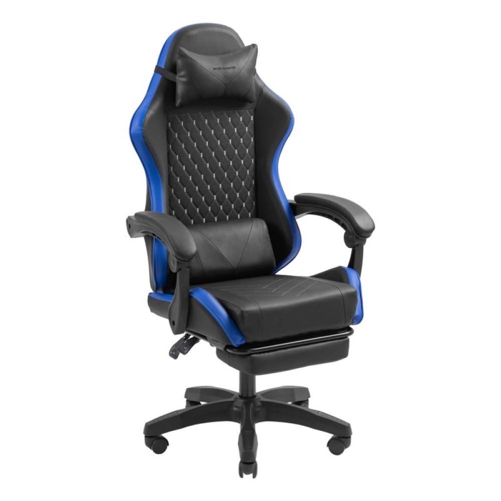 Mars Gaming - MGC-X Silla para videojuegos de PC Asiento acolchado Negro, Azul