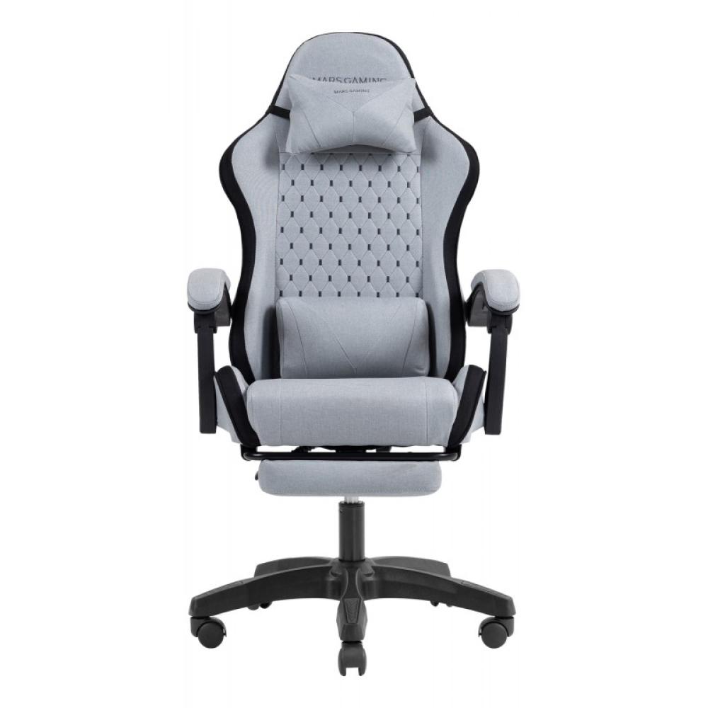 Mars Gaming - MGCXFSB silla para videojuegos Silla para videojuegos de PC Asiento acolchado Negro, Gris