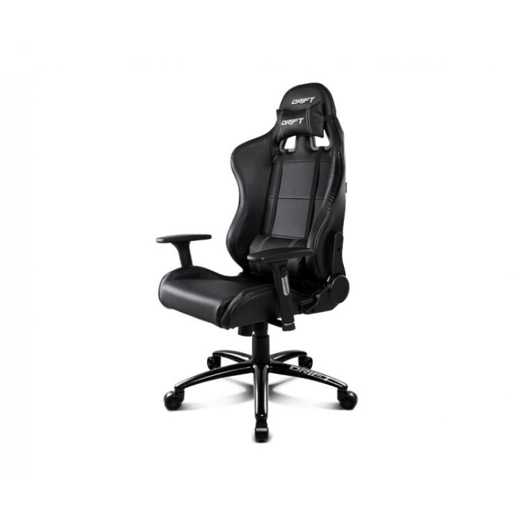 DRIFT - DR200 Silla para videojuegos de PC Asiento acolchado Negro
