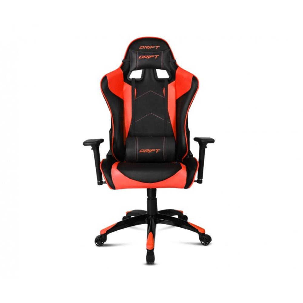 DRIFT - DR300 Silla para videojuegos de PC Asiento acolchado Negro, Rojo