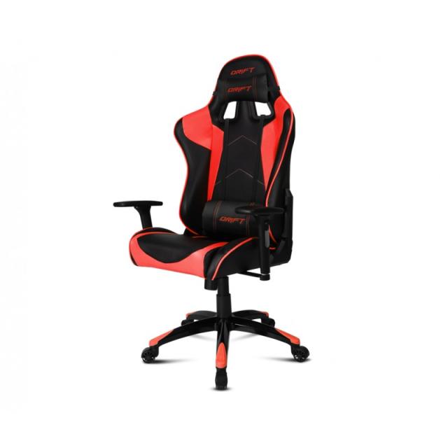 DRIFT - DR300 Silla para videojuegos de PC Asiento acolchado Negro, Rojo
