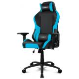 DRIFT - DR250 Silla para videojuegos de PC Asiento acolchado tapizado Negro, Azul