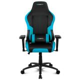 DRIFT - DR250 Silla para videojuegos de PC Asiento acolchado tapizado Negro, Azul