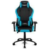DRIFT - DR250 Silla para videojuegos de PC Asiento acolchado tapizado Negro, Azul