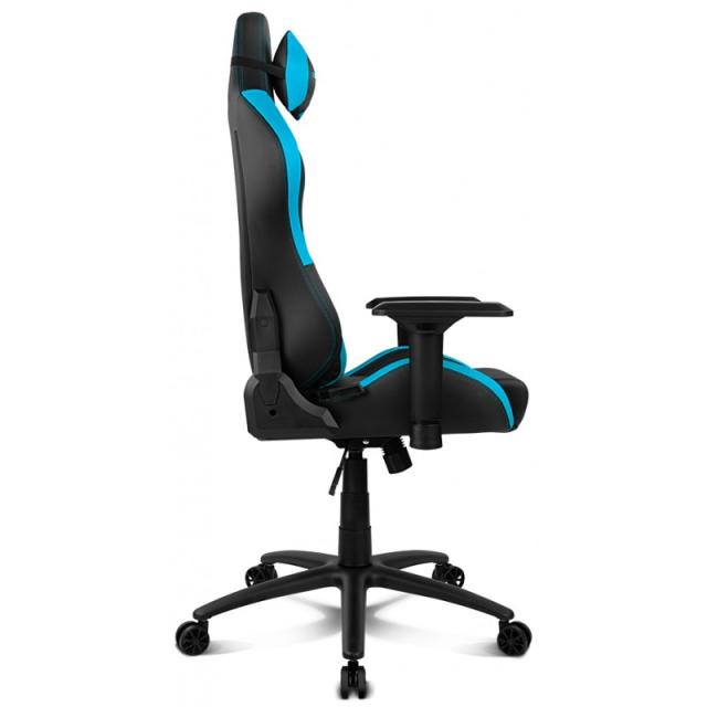 DRIFT - DR250 Silla para videojuegos de PC Asiento acolchado tapizado Negro, Azul