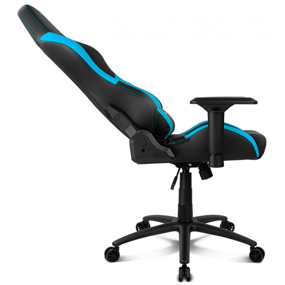 DRIFT - DR250 Silla para videojuegos de PC Asiento acolchado tapizado Negro, Azul