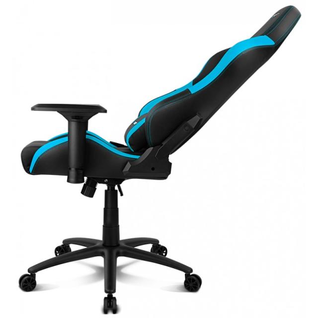 DRIFT - DR250 Silla para videojuegos de PC Asiento acolchado tapizado Negro, Azul