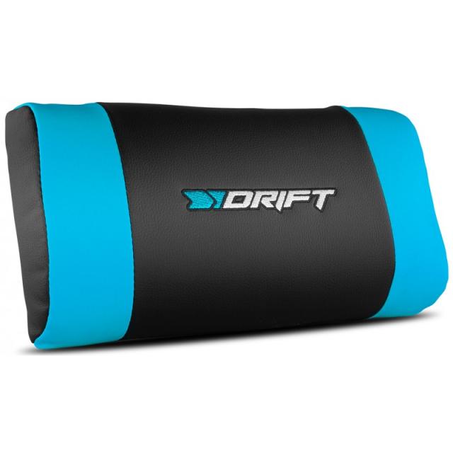 DRIFT - DR250 Silla para videojuegos de PC Asiento acolchado tapizado Negro, Azul