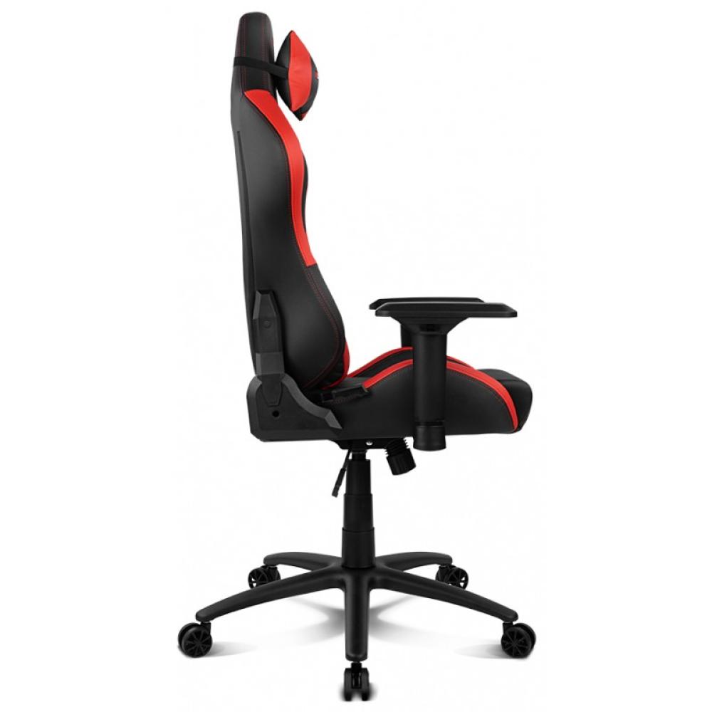 DRIFT - DR250 Silla para videojuegos de PC Asiento acolchado tapizado Negro, Rojo