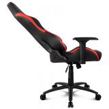 DRIFT - DR250 Silla para videojuegos de PC Asiento acolchado tapizado Negro, Rojo