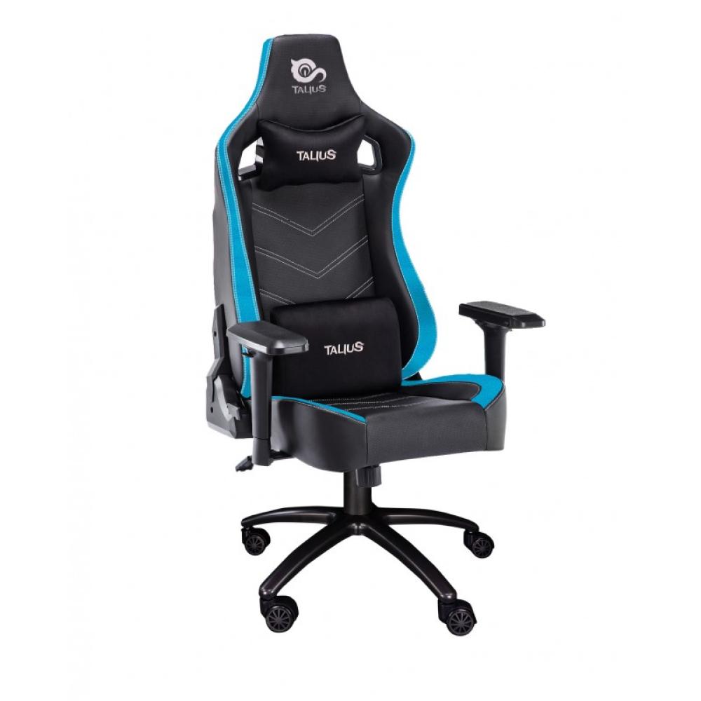 TALIUS - silla Vulture gaming negra/azul butterfly, base nylon, ruedas nylon