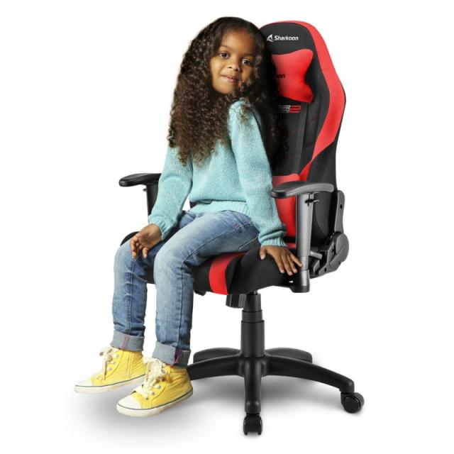 Sharkoon - Skiller SGS2 Jr. Silla para videojuegos universal Asiento acolchado Negro, Rojo