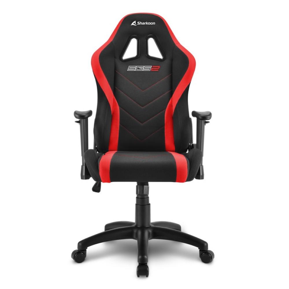 Sharkoon - Skiller SGS2 Jr. Silla para videojuegos universal Asiento acolchado Negro, Rojo