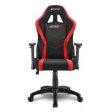Sharkoon - Skiller SGS2 Jr. Silla para videojuegos universal Asiento acolchado Negro, Rojo
