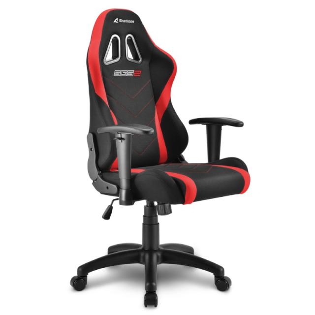 Sharkoon - Skiller SGS2 Jr. Silla para videojuegos universal Asiento acolchado Negro, Rojo