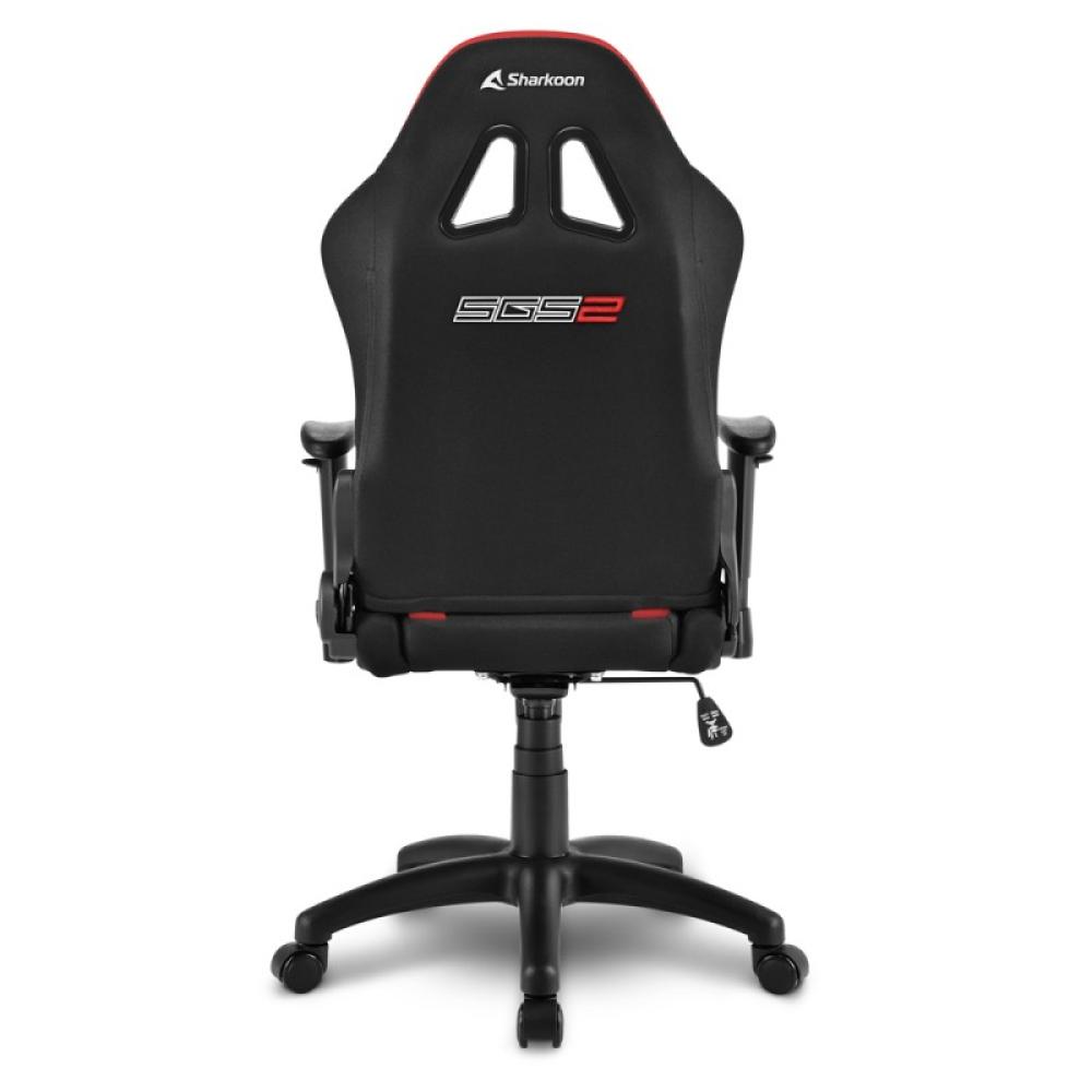 Sharkoon - Skiller SGS2 Jr. Silla para videojuegos universal Asiento acolchado Negro, Rojo