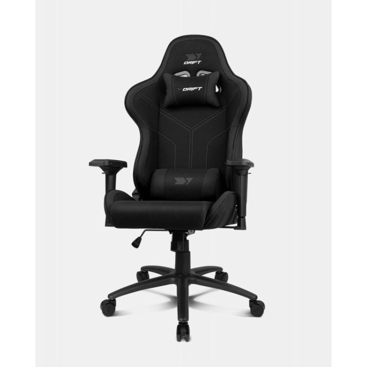 DRIFT - DR110BK silla para videojuegos Butaca para jugar Asiento acolchado Negro