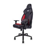 Thermaltake - GGC-VCO-BRLWDS-01 silla para videojuegos Butaca para jugar Asiento acolchado Negro, Rojo