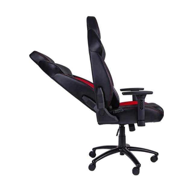 Thermaltake - GGC-VCO-BRLWDS-01 silla para videojuegos Butaca para jugar Asiento acolchado Negro, Rojo