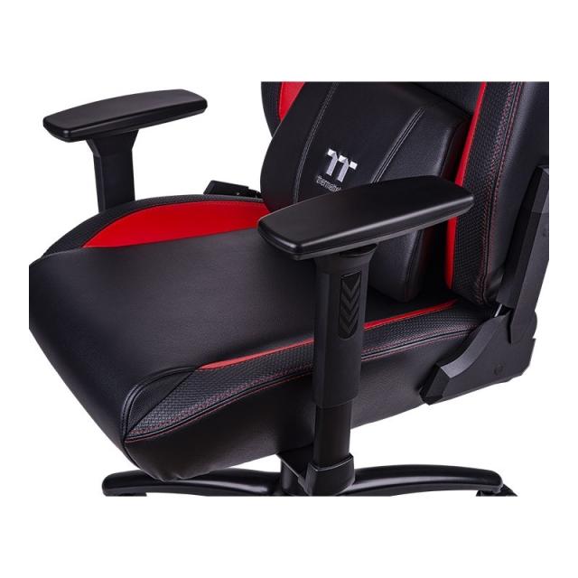 Thermaltake - GGC-VCO-BRLWDS-01 silla para videojuegos Butaca para jugar Asiento acolchado Negro, Rojo
