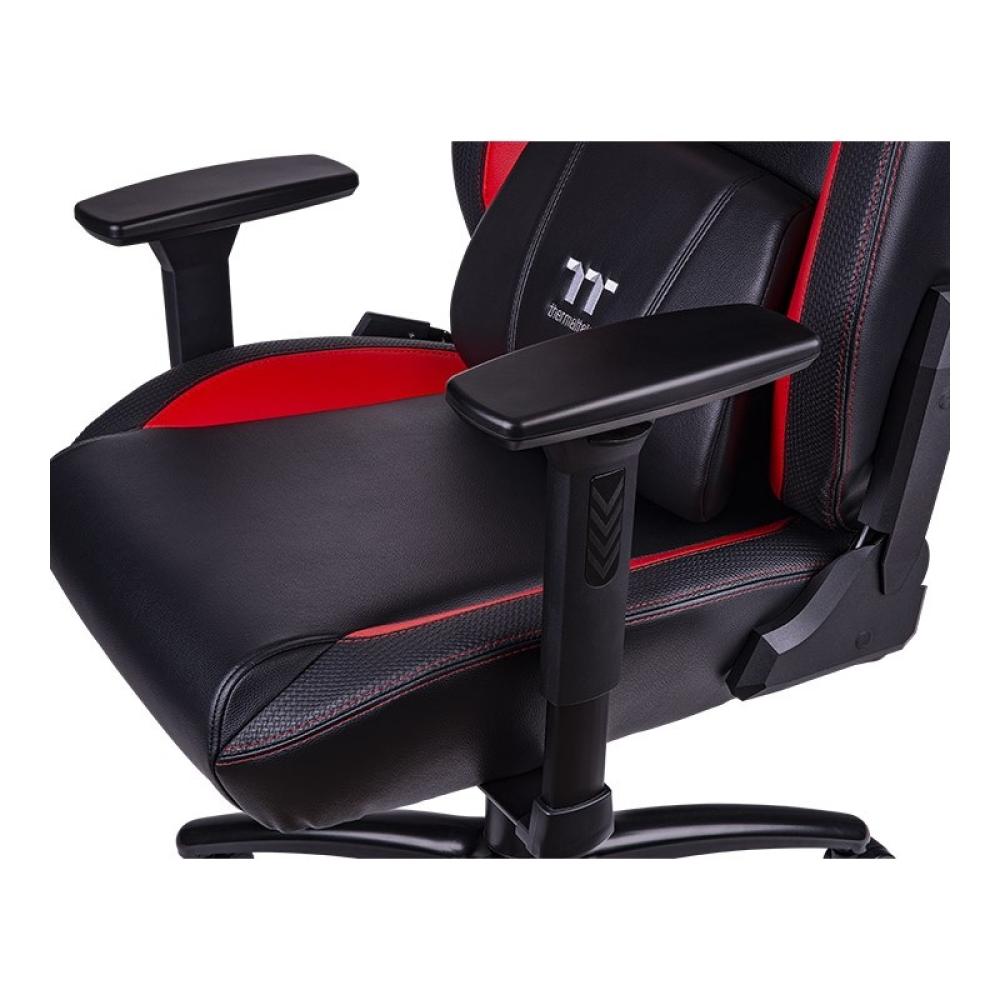 Thermaltake - GGC-VCO-BRLWDS-01 silla para videojuegos Butaca para jugar Asiento acolchado Negro, Rojo