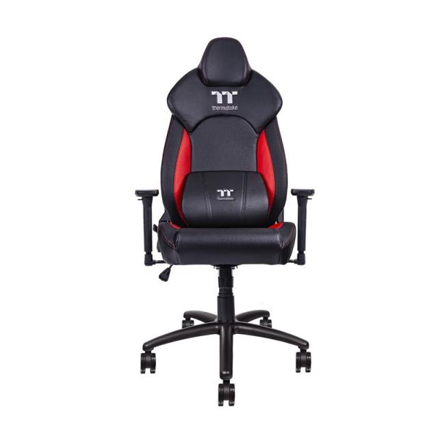 Thermaltake - GGC-VCO-BRLWDS-01 silla para videojuegos Butaca para jugar Asiento acolchado Negro, Rojo