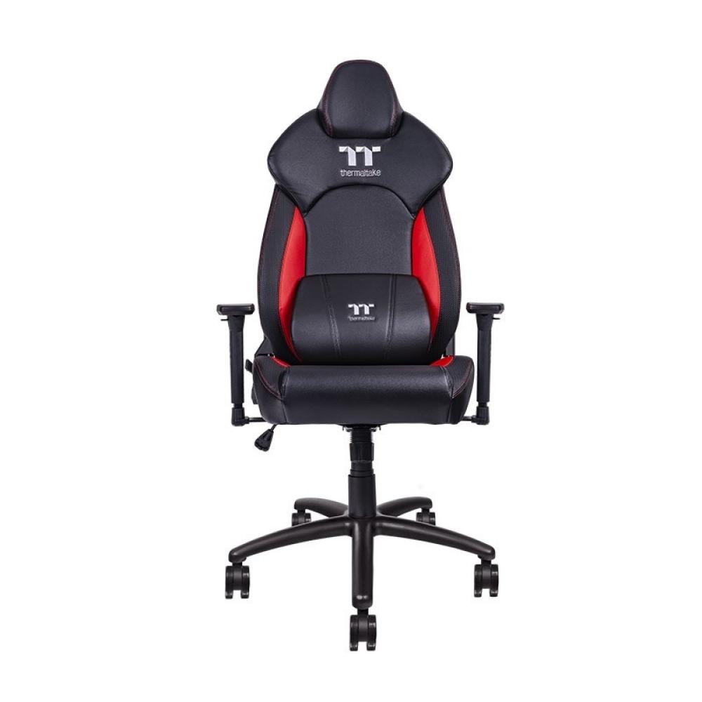 Thermaltake - GGC-VCO-BRLWDS-01 silla para videojuegos Butaca para jugar Asiento acolchado Negro, Rojo