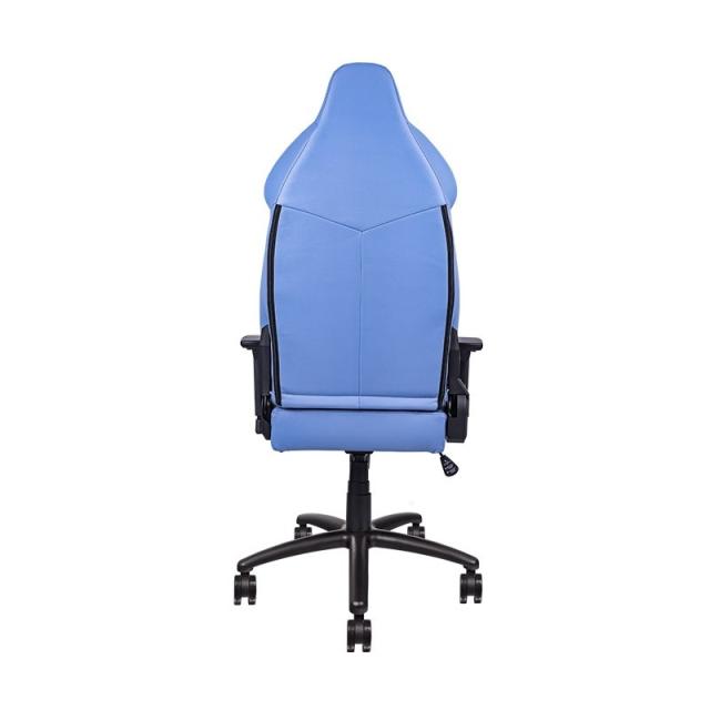 Thermaltake - GGC-VCO-LWLWDS-01 silla para videojuegos Butaca para jugar Asiento acolchado Azul, Blanco
