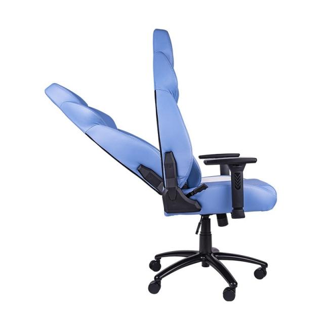 Thermaltake - GGC-VCO-LWLWDS-01 silla para videojuegos Butaca para jugar Asiento acolchado Azul, Blanco