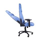 Thermaltake - GGC-VCO-LWLWDS-01 silla para videojuegos Butaca para jugar Asiento acolchado Azul, Blanco