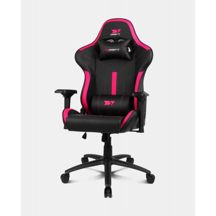 DRIFT - DR350 Butaca para jugar Asiento acolchado Negro, Rosa