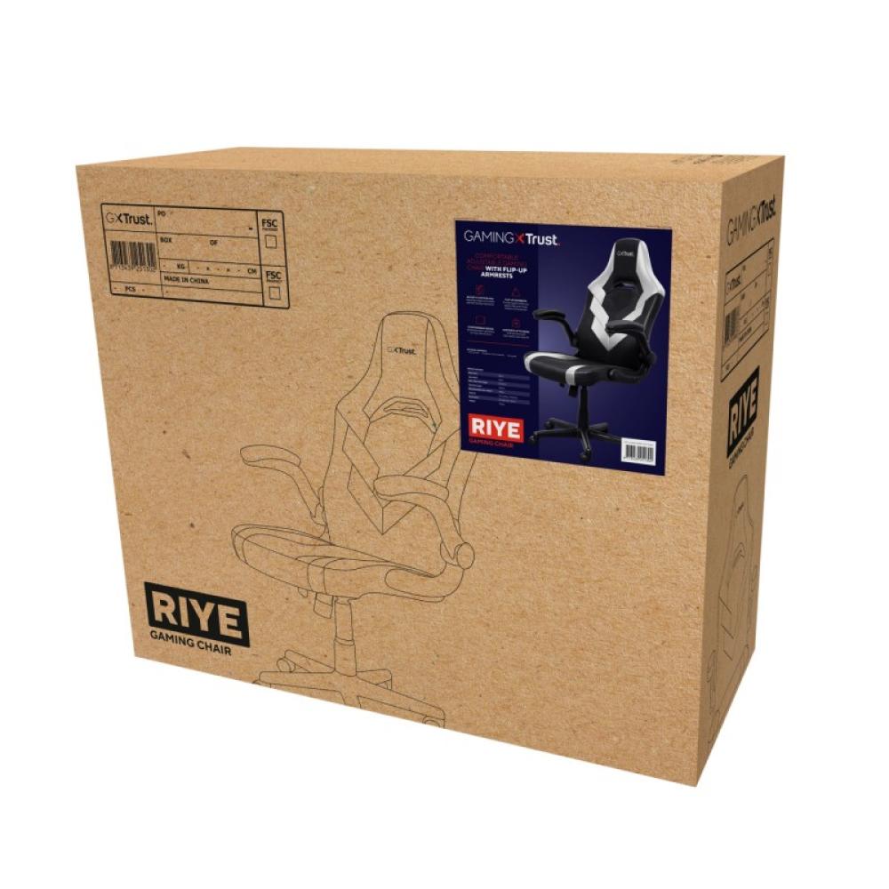 Trust - GXT 703W RIYE Silla para videojuegos universal Negro, Blanco
