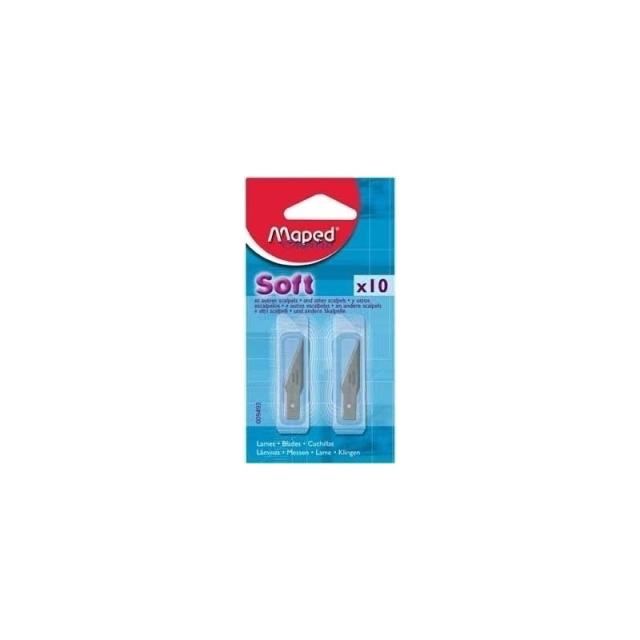 Maped - Scalpel Soft blades. 10 pcs guillotina para papel