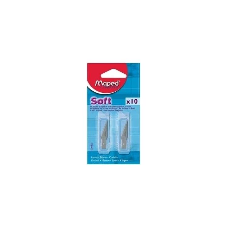Maped - Scalpel Soft blades. 10 pcs guillotina para papel