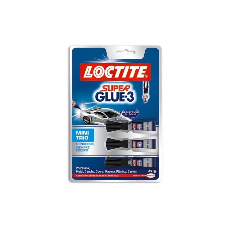 Loctite - ADHESIVO INSTANTANEO SUPER GLUE-3X1GR. MINI TRIO LOCTITE 205