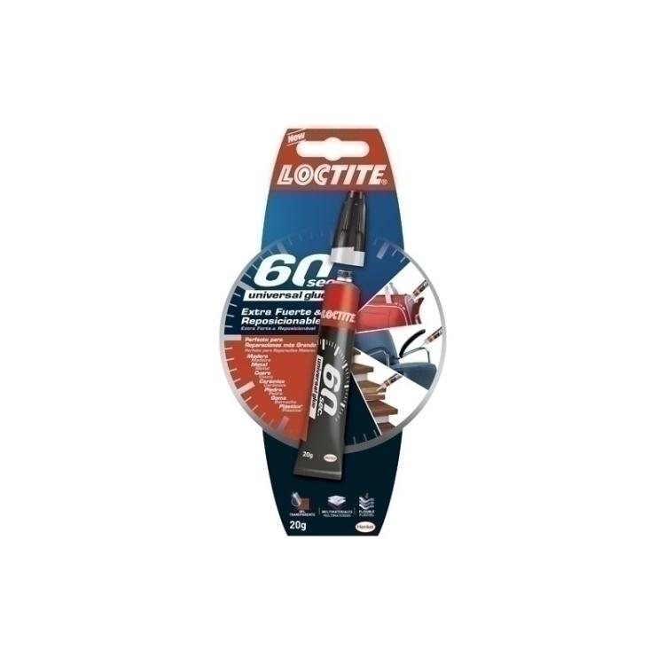 Loctite - PEGAMENTO UNIV. LOTITE 60 SEG.
