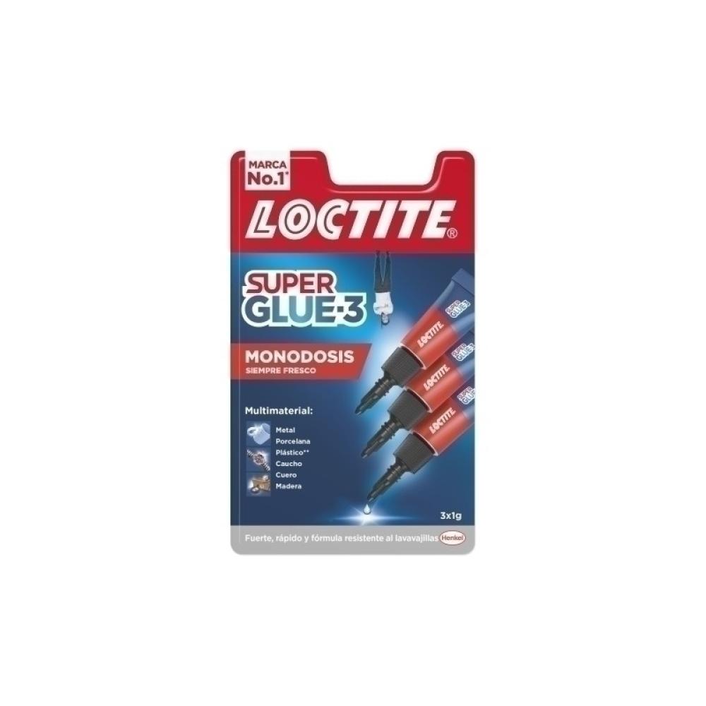 Loctite - PEGAMENTO INST.SUPER GLUE-3 3x1g M.TRIO