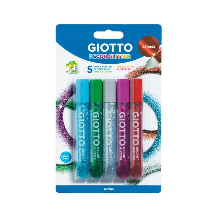 Giotto - Decor Cola Glitter Tubo de pegamento