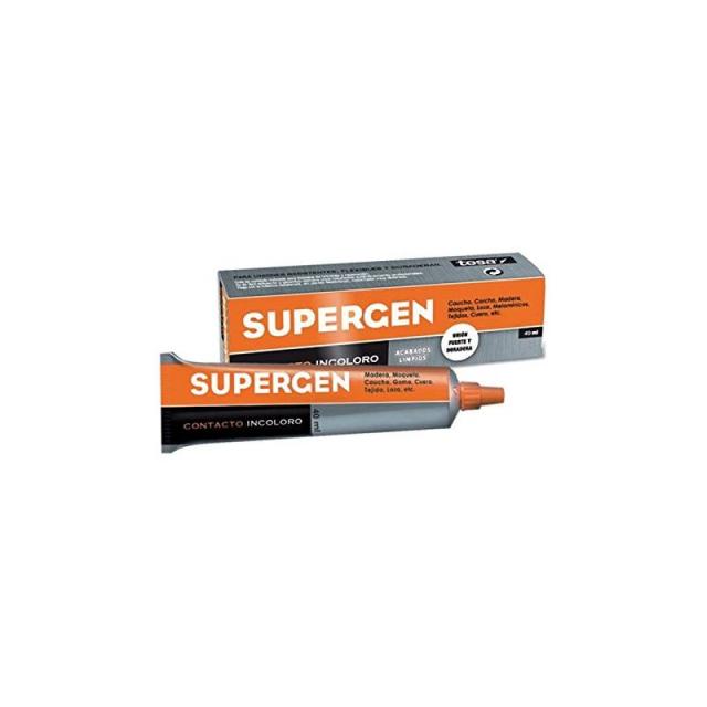 Supergen - ADHESIVO DE CONTACTO EN TUBO TIPO CLASICO 40ML. SUPERGEN 62600-00000-04