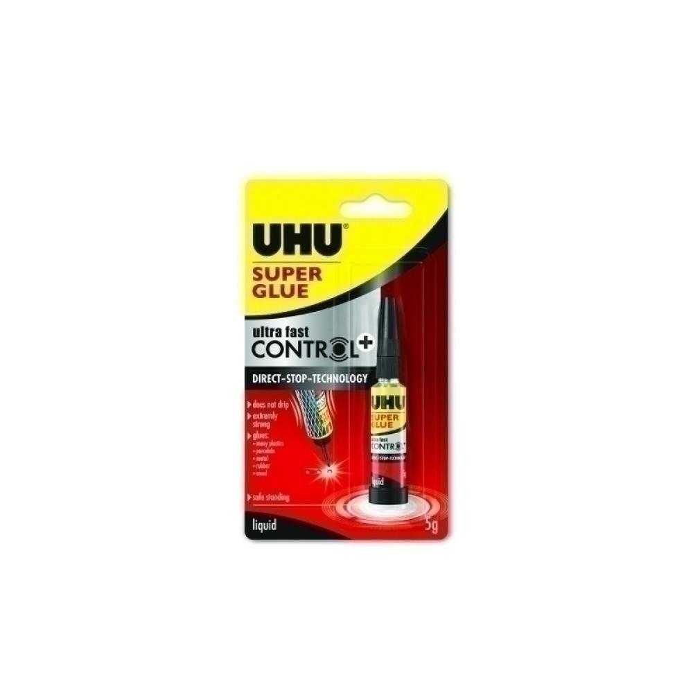 UHU - PEGAMENTO UNIV. UHU CONTROL PLUS 5G - Pack de 12 unidades