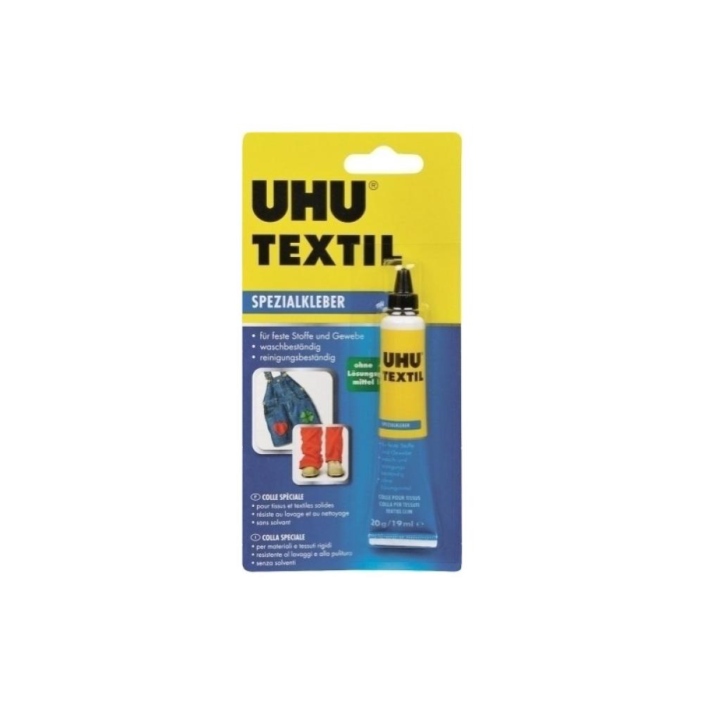 UHU - PEGAMENTO UHU TEXTIL 20g - Pack de 10 unidades