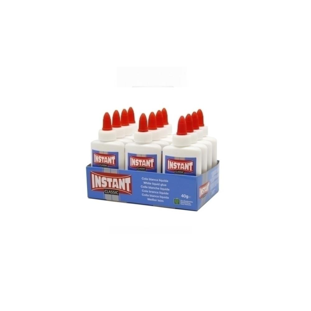 INSTANT - COLA BLANCA INSTANT ECO 40g - Pack de 12 unidades