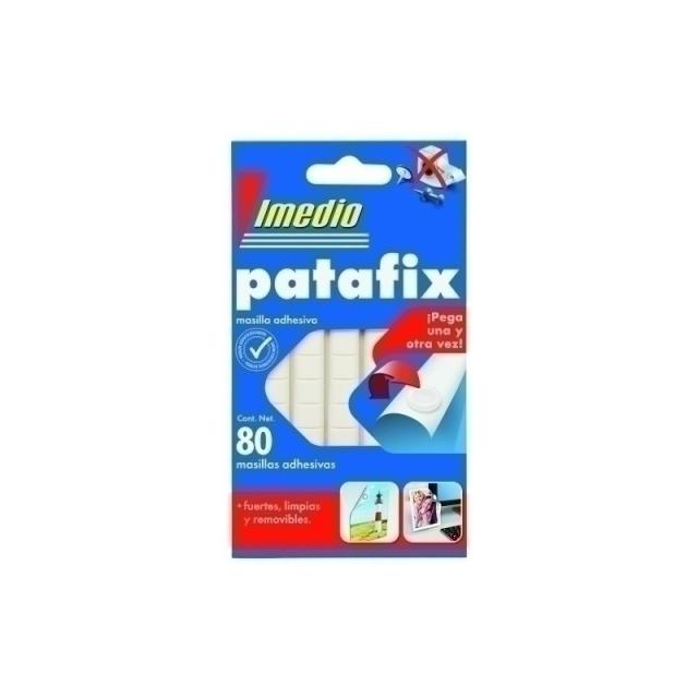 Imedio - MASILLA ADHESIVA IMEDIO PATAFIX REM.80ud - Pack de 12 unidades