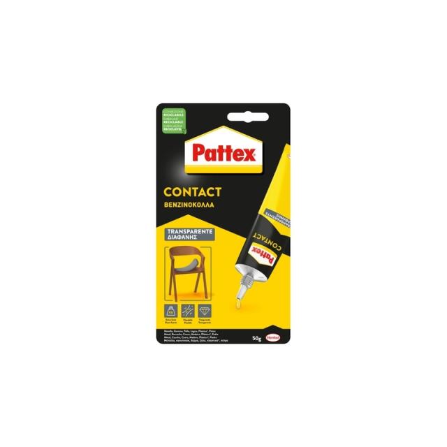 Pattex - PEGAMENTO CONTACTO PATTEX TRANSPAR. 50g