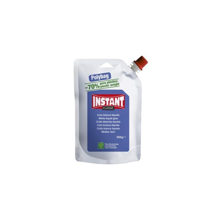 INSTANT - COLA BLANCA INSTANT POLYBAG 250g - Pack de 6 unidades