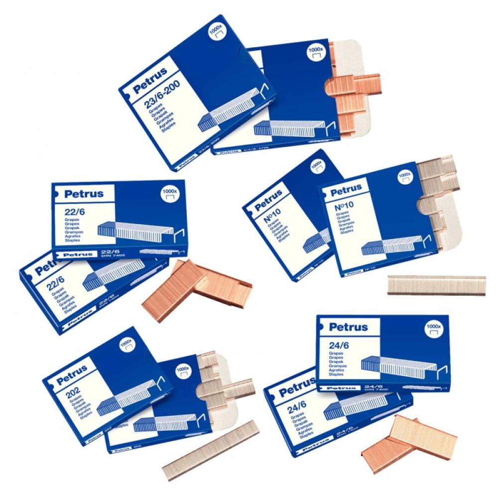 Petrus - 55723 grapa Paquete de grapas 1000 grapas