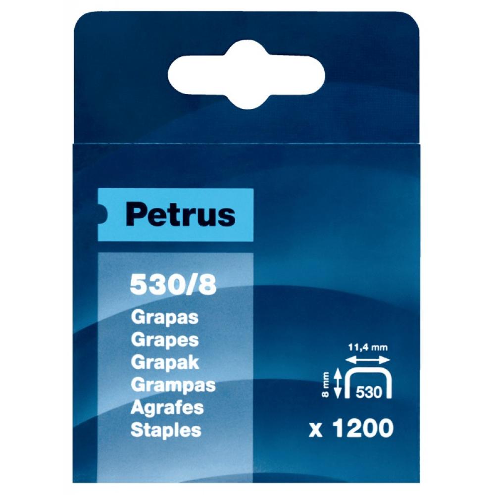 Petrus - 77514 grapa Paquete de grapas 1200 grapas