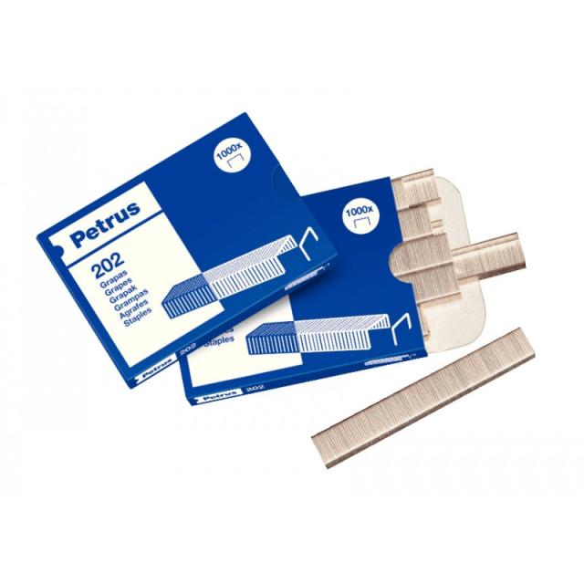 Petrus - 55700 grapa Paquete de grapas 1000 grapas